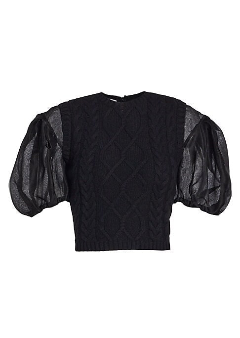 Chic Puff Knit Top