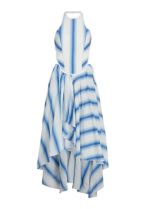 Striking Stripe Halter Dress