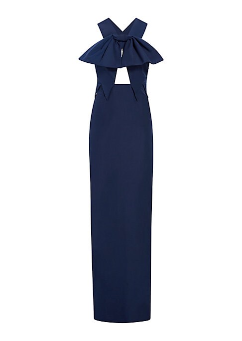 Elegant Bow and Back Gown