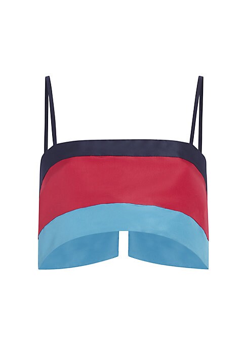 Chic Striped Silk Cami