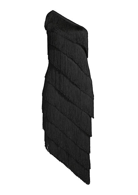 Fringe Asymmetrical Dress