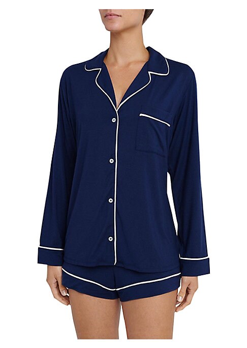 Piped Comfort Pajama Set