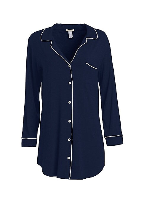 Cozy Piped Sleepshirt