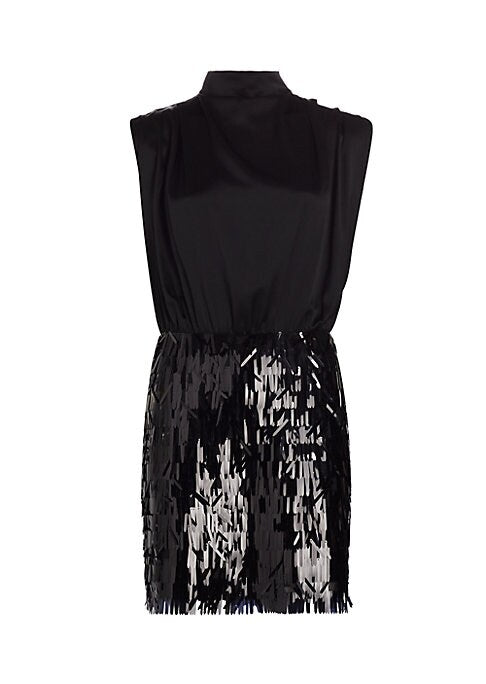 Sparkling Silk Party Dress