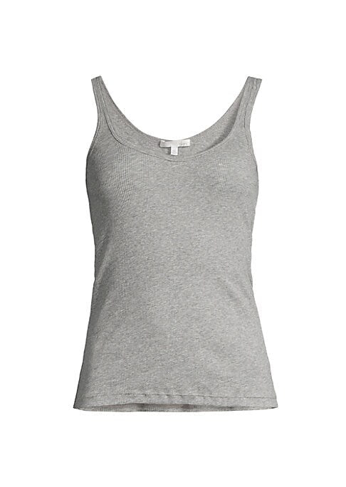 Ribbed Heather Sleeveless Top