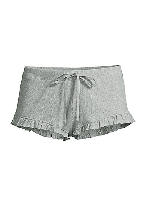 Ruffled Texture Lounge Shorts