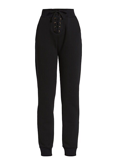 Lace-Up Cozy Pants