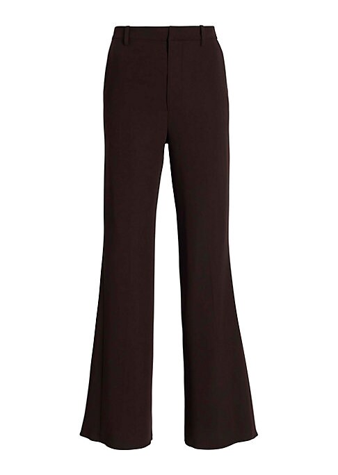 Silk Flare Trousers