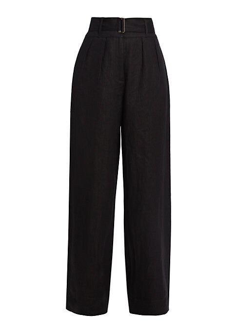 Linen Wide-Leg Fashion Pants