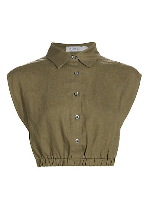 Linen Crop Top Bliss