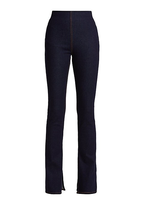 Fitted Cotton Stretch Pants