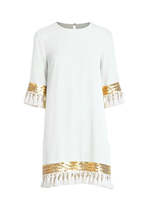 Tassel Sequin A-Line Dress