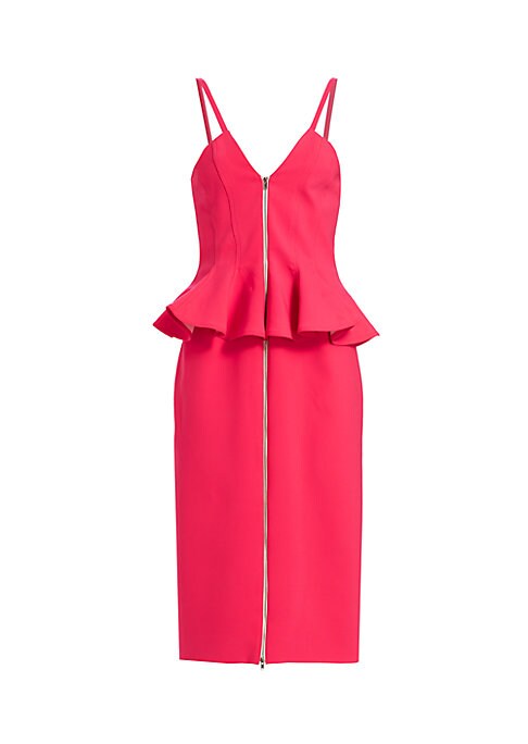 Chic Peplum Midi Dress