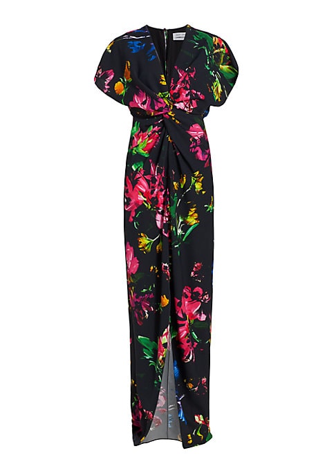 Floral V-Neck Elegance