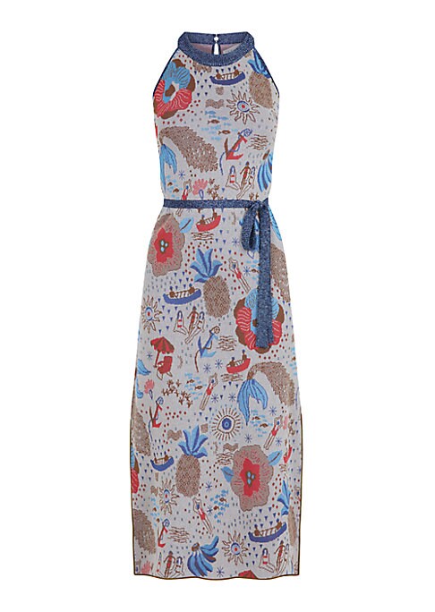 Coastal Graphic Midi Dress