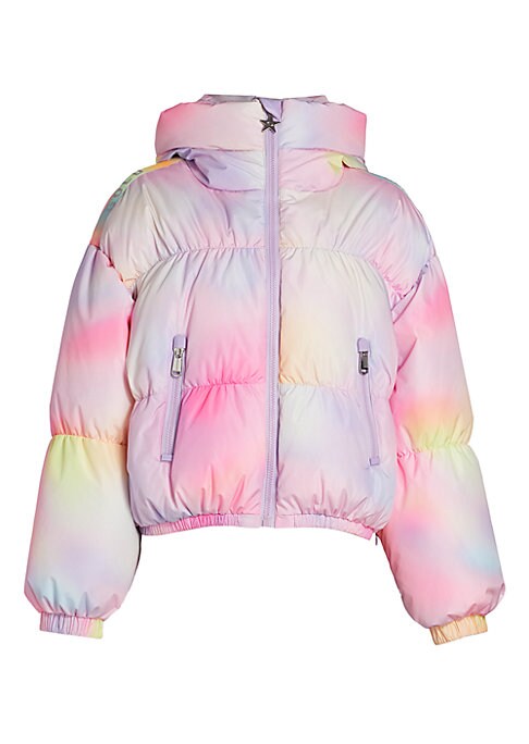 Bright Abstract Down Jacket