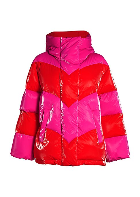 Chic Stripe Ski Jacket