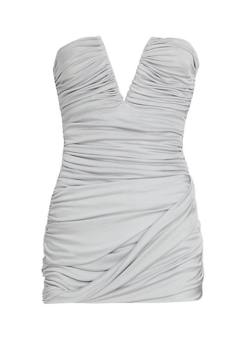 Sweetheart Ruched Mini Dress