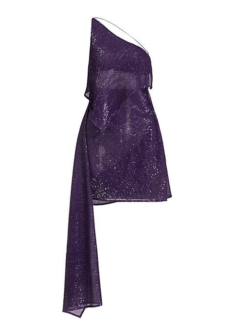 Glam One-Shoulder Dress