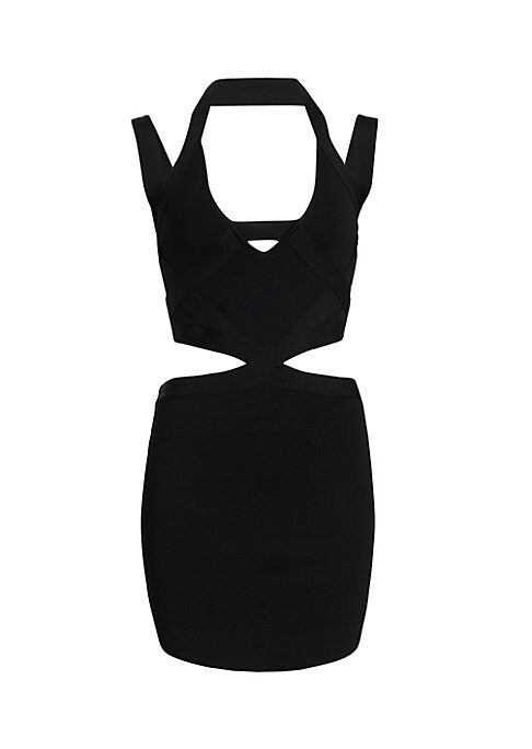 Sleek Cut-Out Minidress