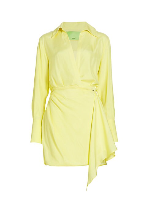 Silk Wrap Elegance Dress