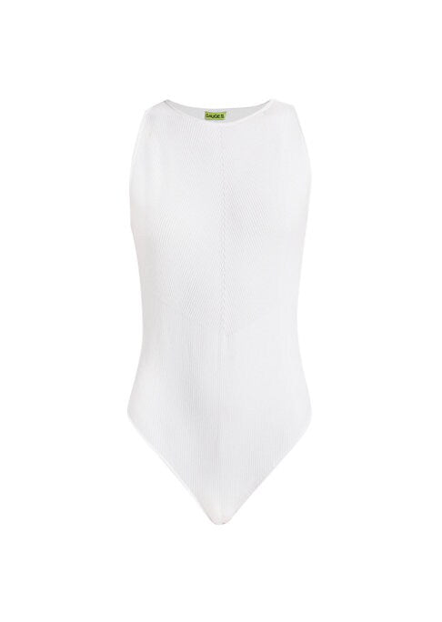 Sporty Ribbed Bodysuit