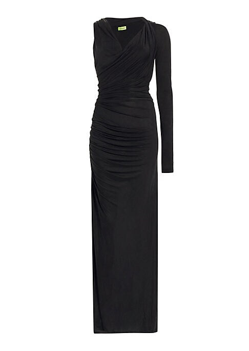 Asymmetric Elegance Maxi Dress