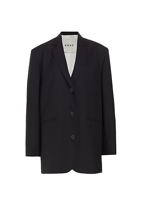 Chic Oversized Wool Jacket