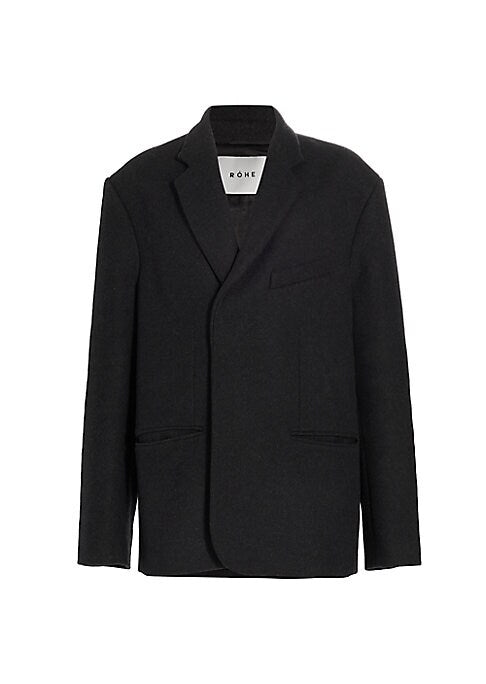 Asymmetric Wool Jacket