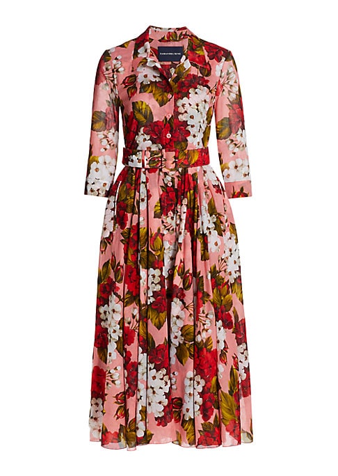Floral Elegance Midi Dress