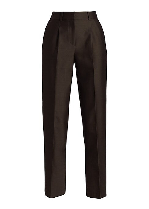 Elegant Wool Ankle Trousers