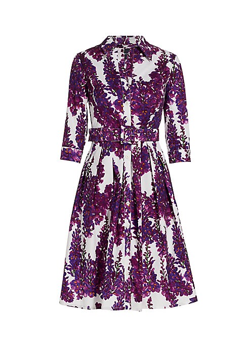 Floral Midi Shirt Dress