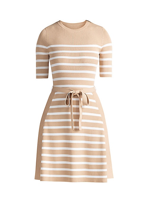 Striped Tie-Waist Dress