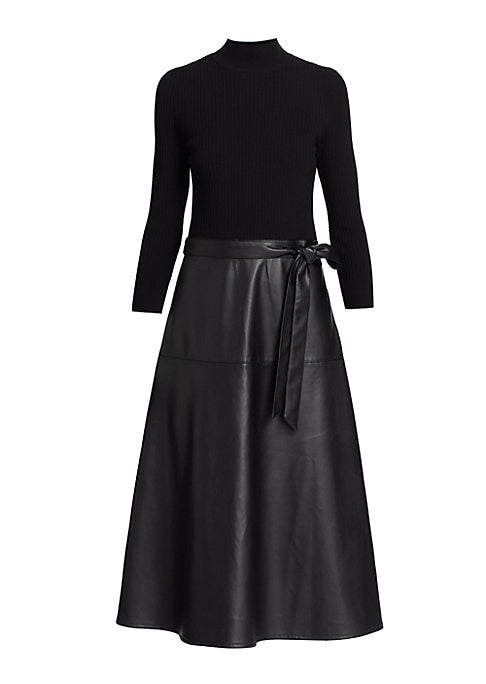 Chic Bow Midi Dress
