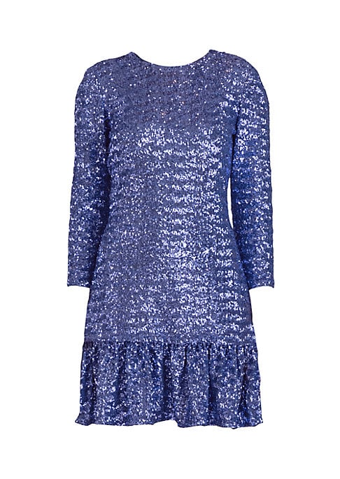Sequined Drop Waist Dress