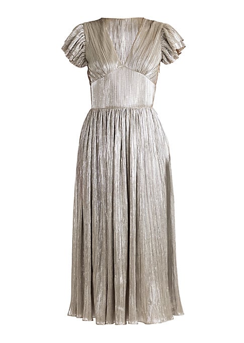 Elegant Tiered V-Dress