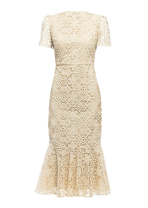 Lace Peplum Elegance Dress