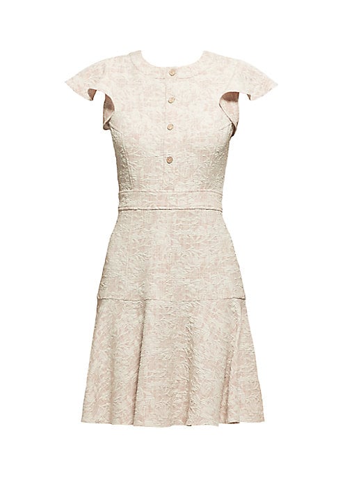 Botanical Peplum Minidress