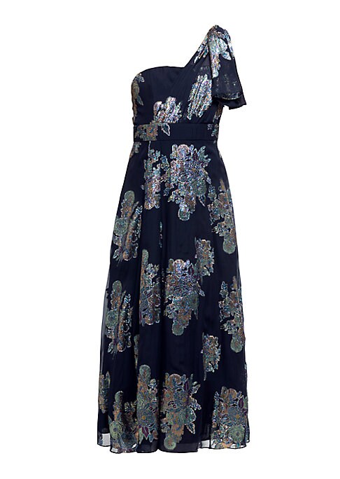 Floral Glow A-Line Dress