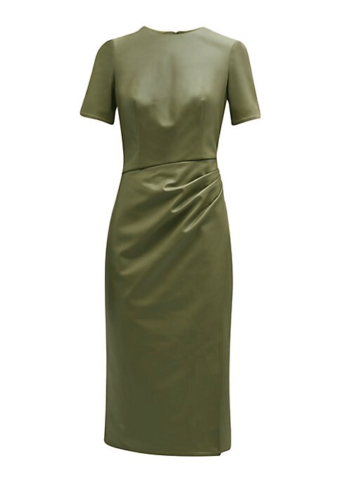 Twist Midi Vegan Dress