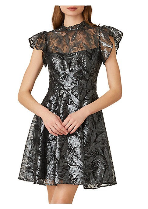 Glittering Flutter Minidress