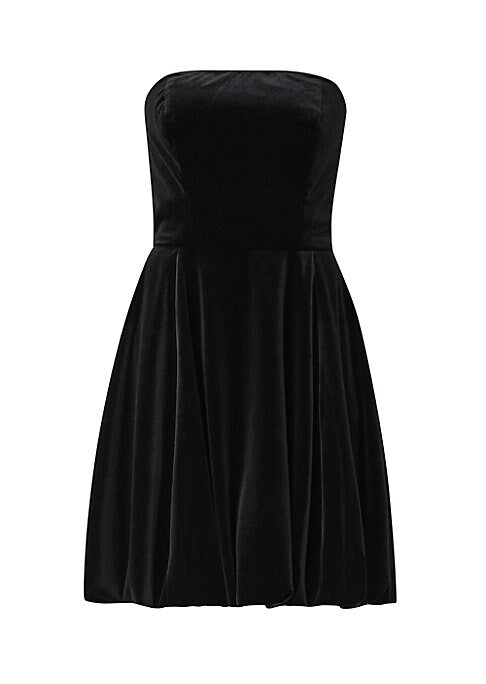 Velvet Mini Circle Dress