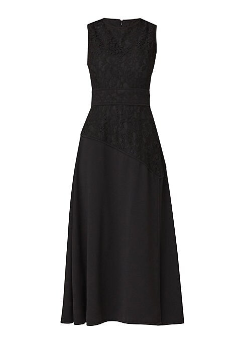 Lace Midi Flare Dress