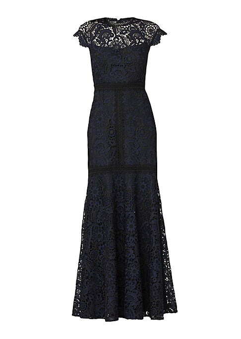 Luxe Lace Evening Gown