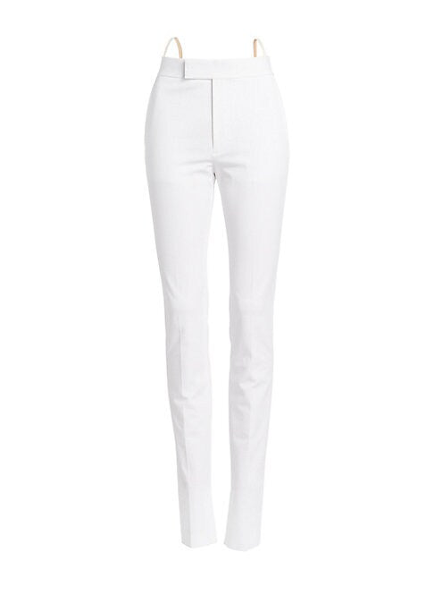 Chic Vented Cuff Trousers