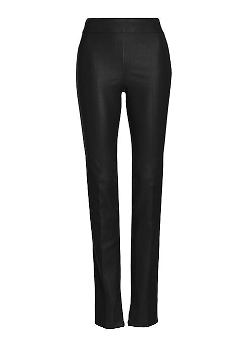 Sleek Leather Skinnies