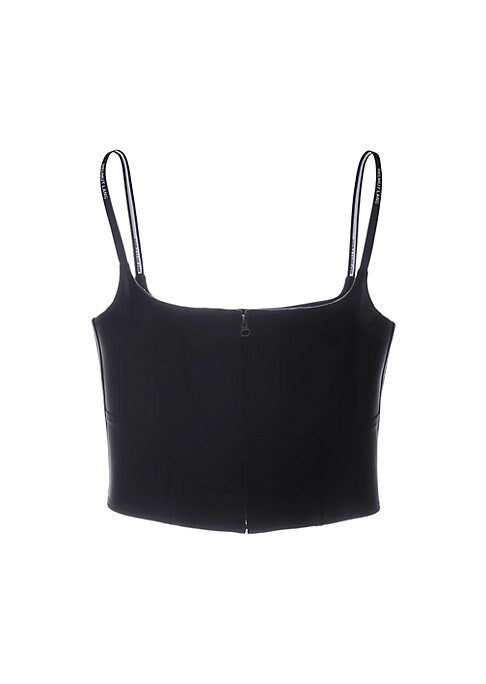 Structured Zip Corset Top