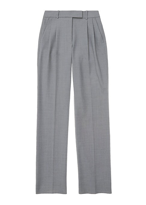Chic Wool Blend Trousers