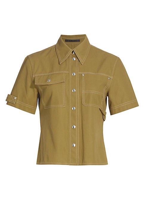 Utility Cotton Short Shirt
