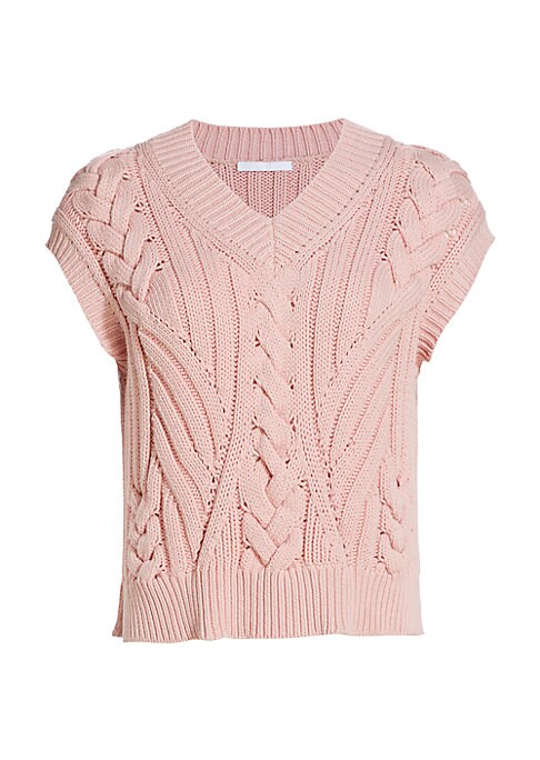 Cozy Cable V-Neck Sweater